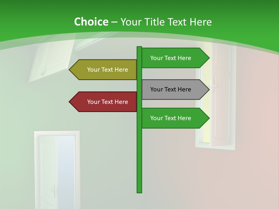 Architecture Entrance Idea PowerPoint Template