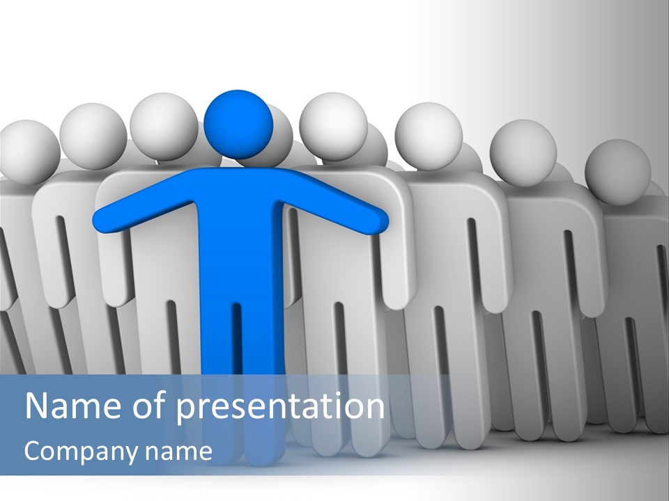 Icon Domino Gathering PowerPoint Template