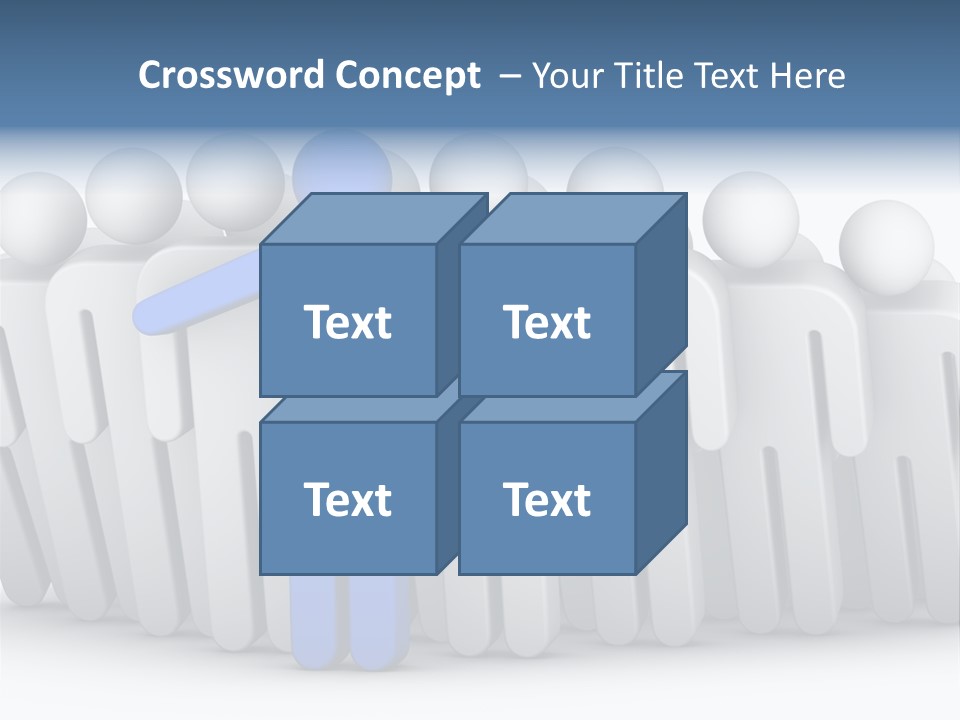Icon Domino Gathering PowerPoint Template