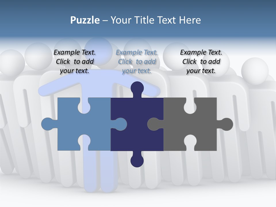 Icon Domino Gathering PowerPoint Template