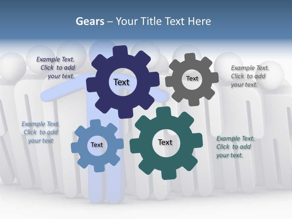 Icon Domino Gathering PowerPoint Template