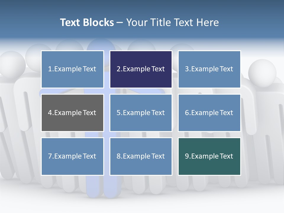Icon Domino Gathering PowerPoint Template