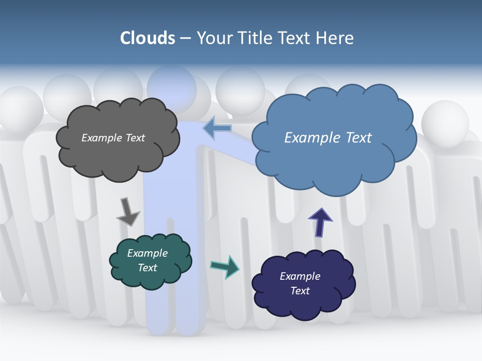 Icon Domino Gathering PowerPoint Template
