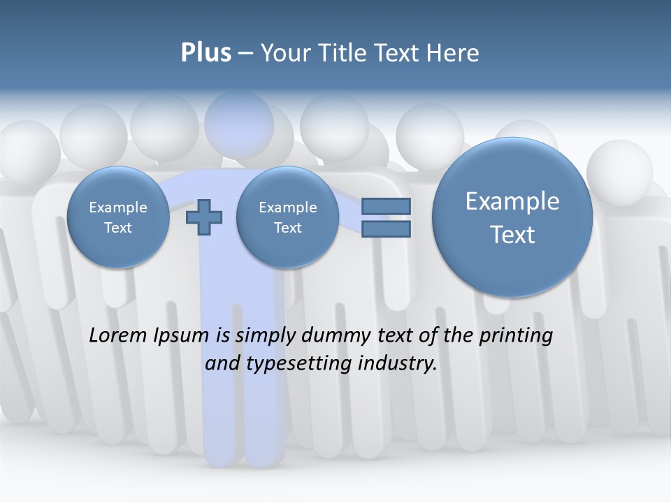 Icon Domino Gathering PowerPoint Template