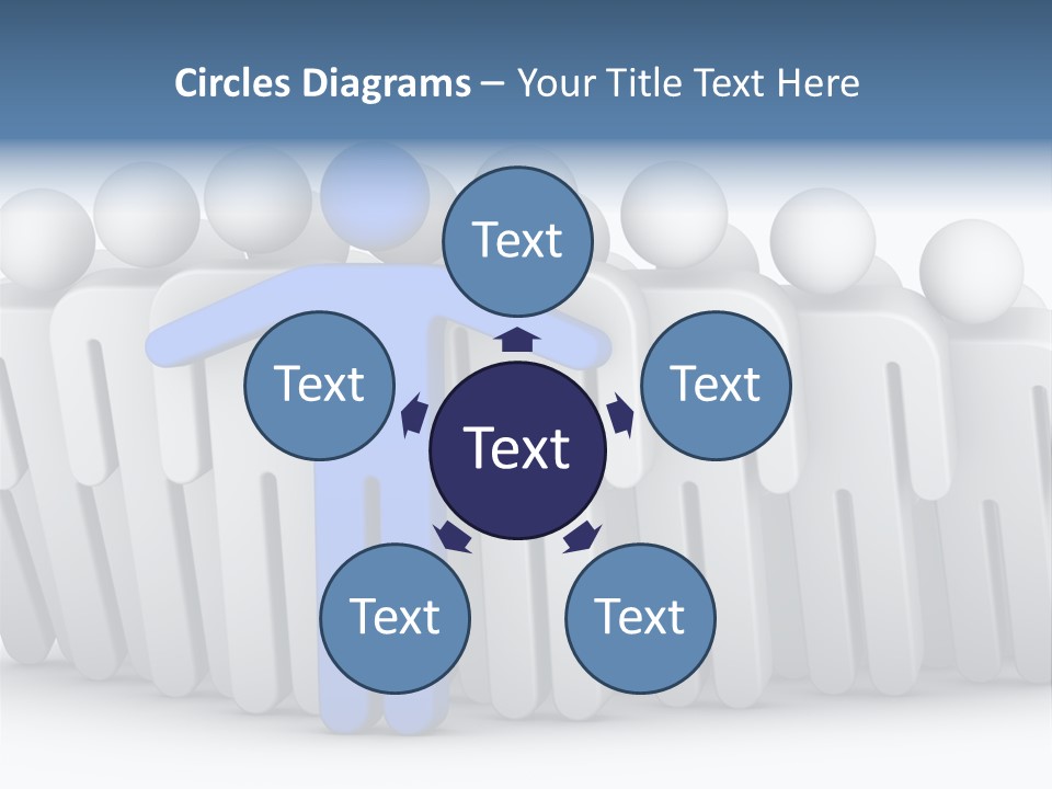 Icon Domino Gathering PowerPoint Template