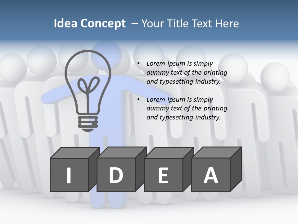 Icon Domino Gathering PowerPoint Template
