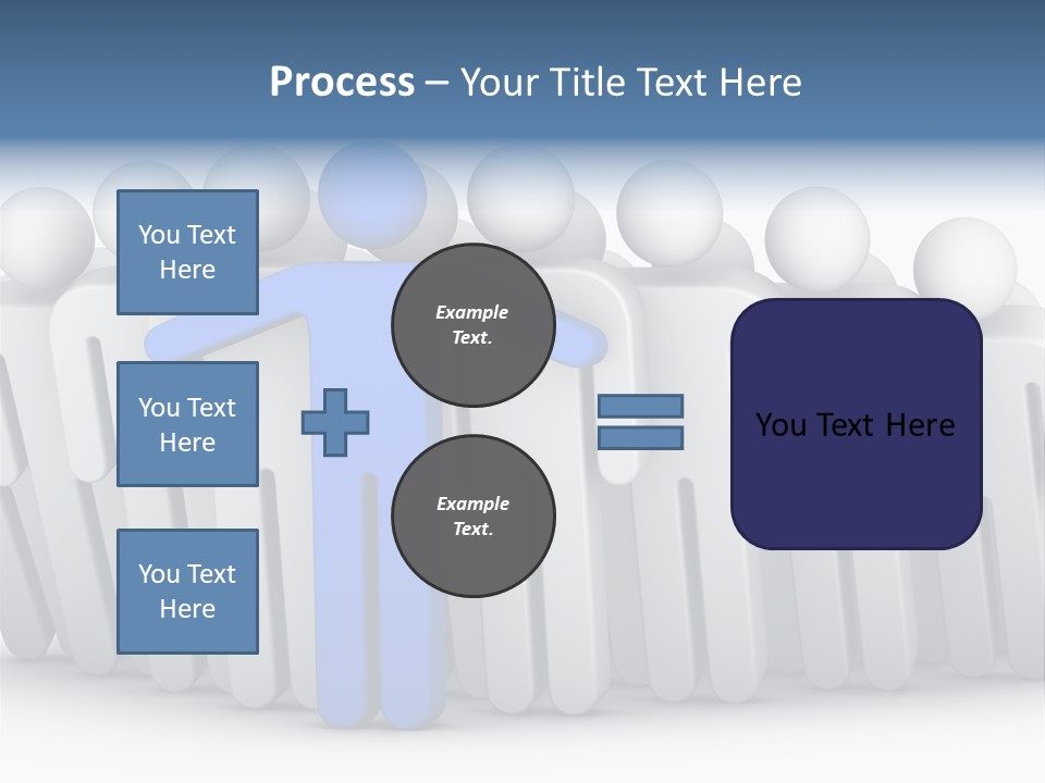 Icon Domino Gathering PowerPoint Template