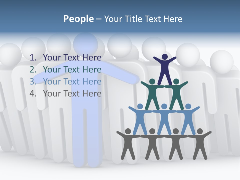 Icon Domino Gathering PowerPoint Template