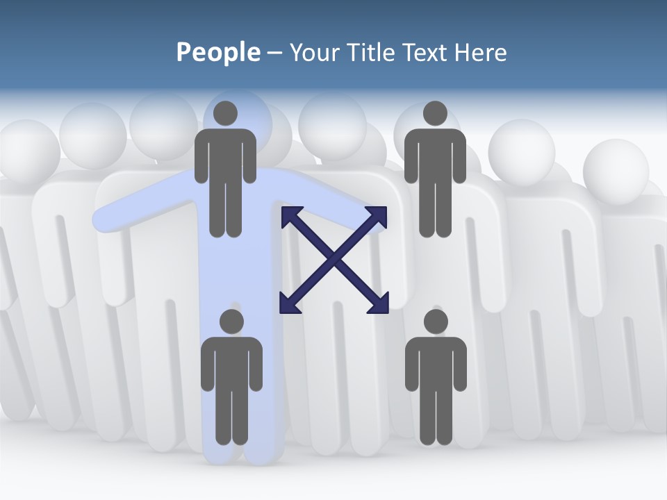 Icon Domino Gathering PowerPoint Template