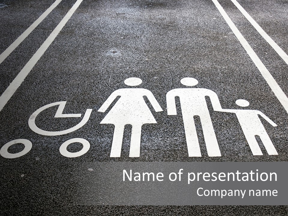 Center Parent Street PowerPoint Template