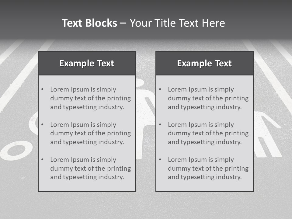 Center Parent Street PowerPoint Template
