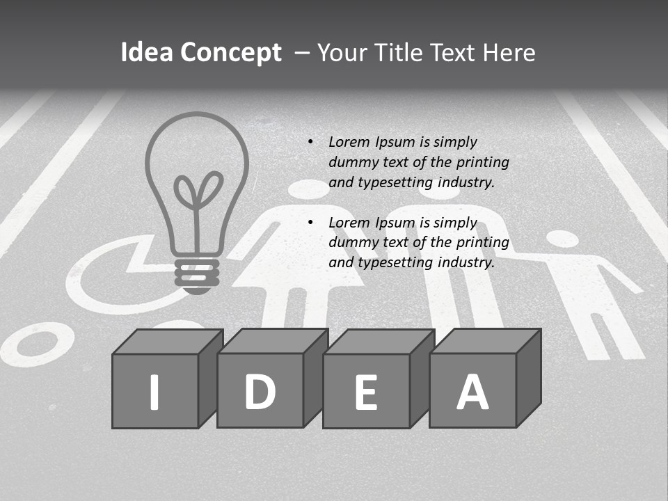 Center Parent Street PowerPoint Template