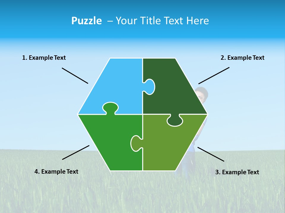 Young Green Carry PowerPoint Template