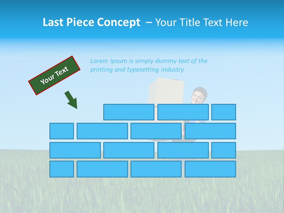 Young Green Carry PowerPoint Template