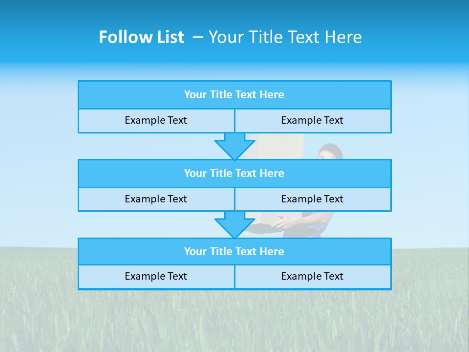 Young Green Carry PowerPoint Template