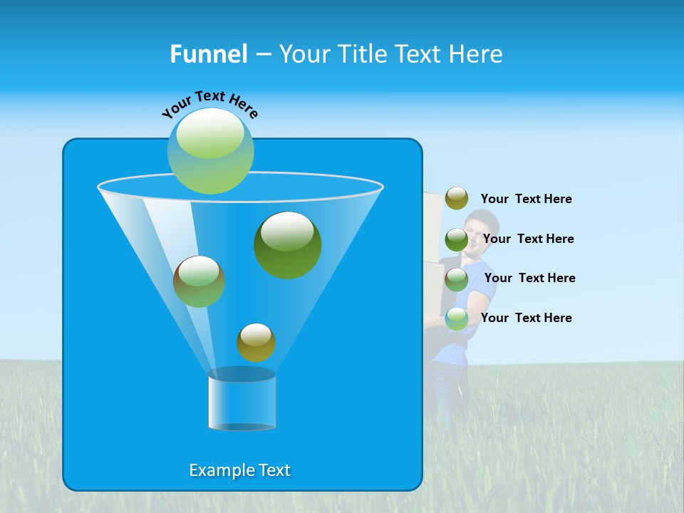 Young Green Carry PowerPoint Template