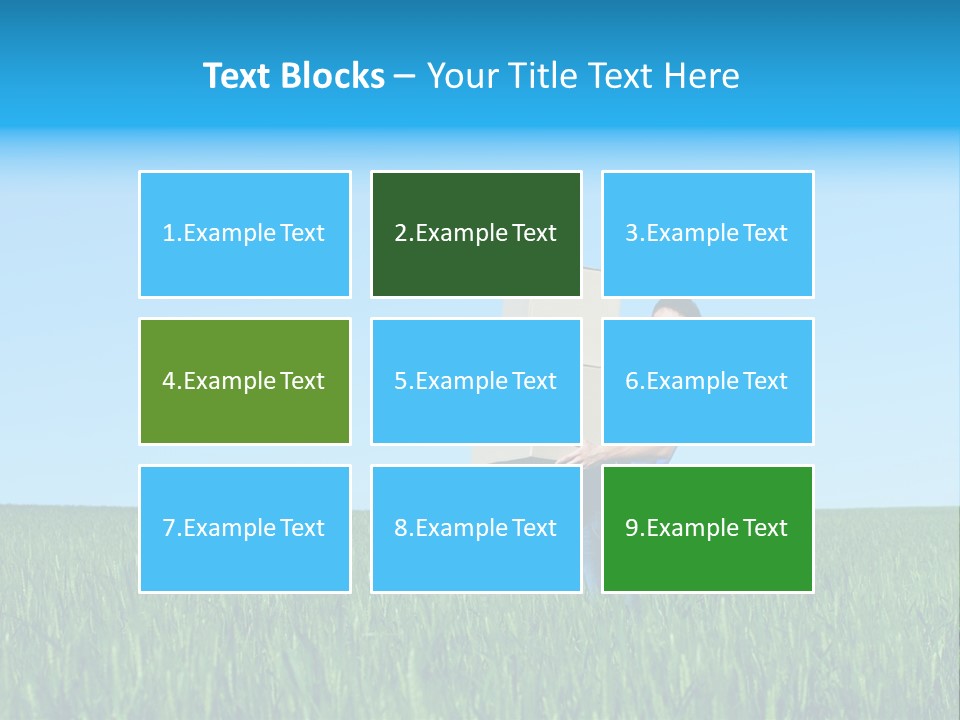 Young Green Carry PowerPoint Template