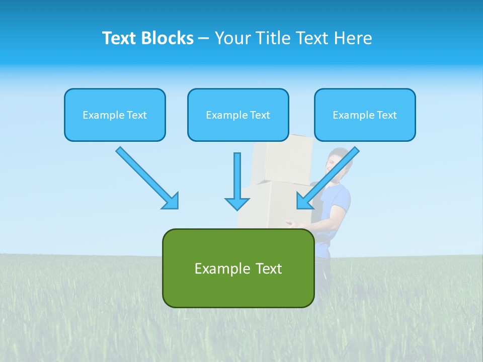 Young Green Carry PowerPoint Template