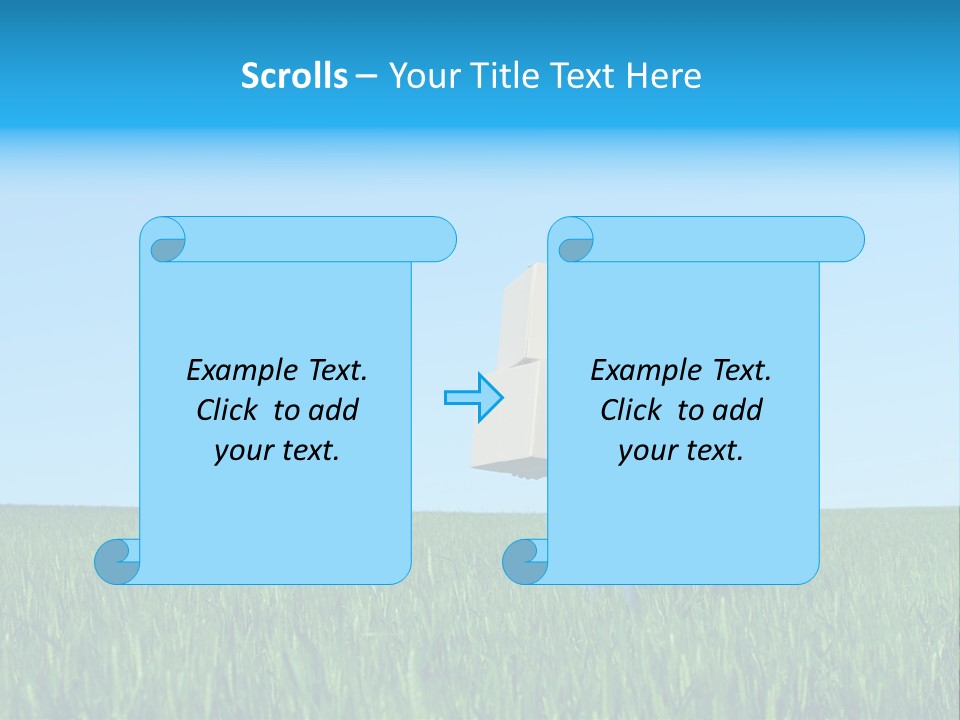 Young Green Carry PowerPoint Template