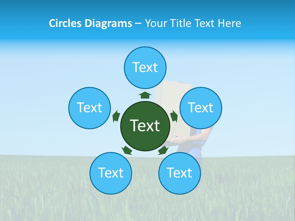 Young Green Carry PowerPoint Template