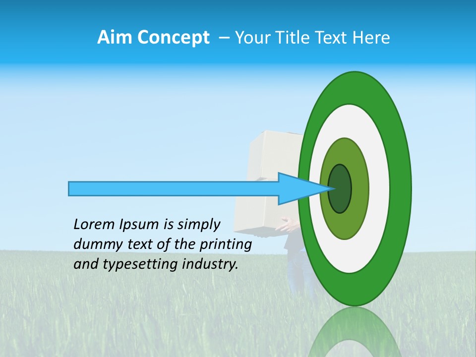 Young Green Carry PowerPoint Template