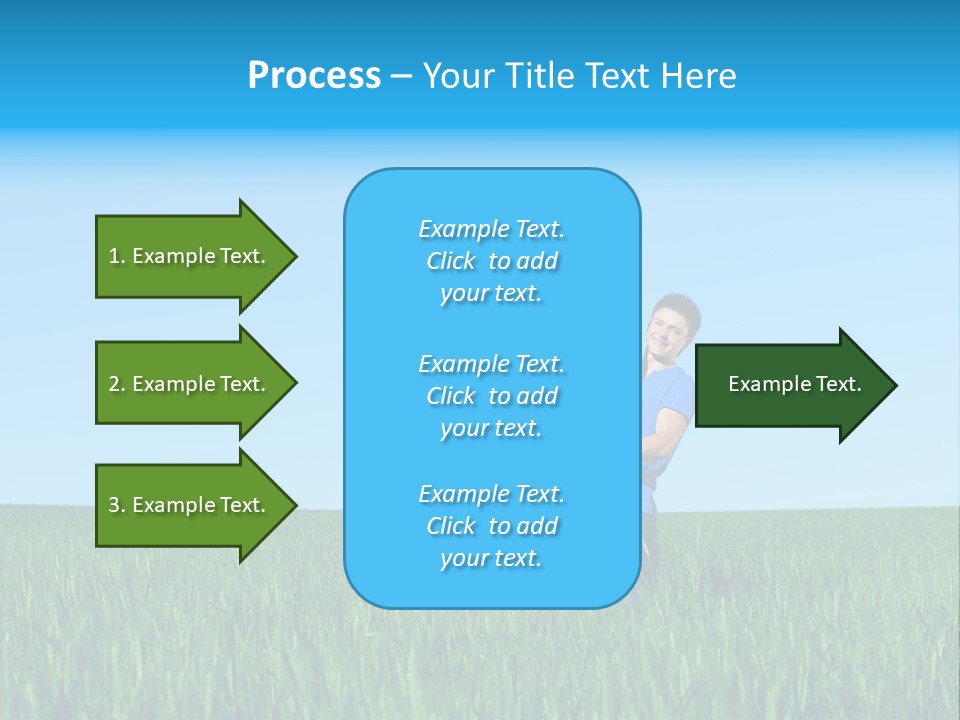Young Green Carry PowerPoint Template