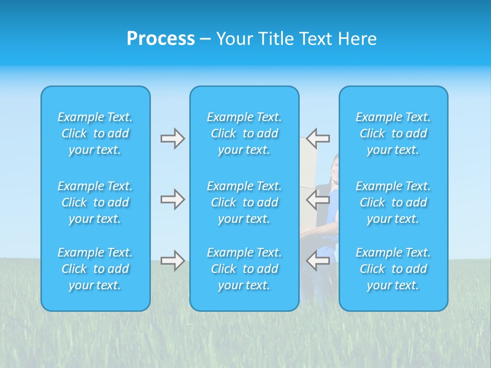 Young Green Carry PowerPoint Template