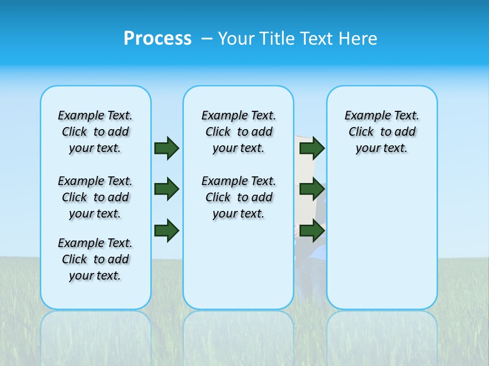 Young Green Carry PowerPoint Template
