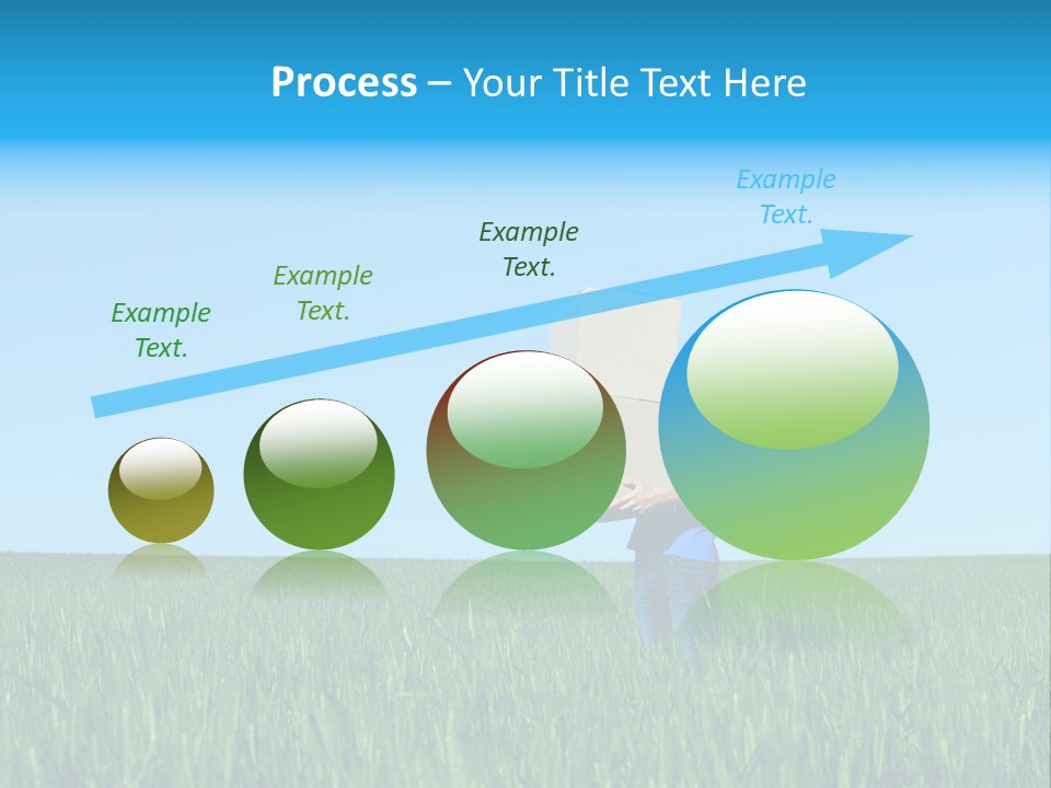 Young Green Carry PowerPoint Template