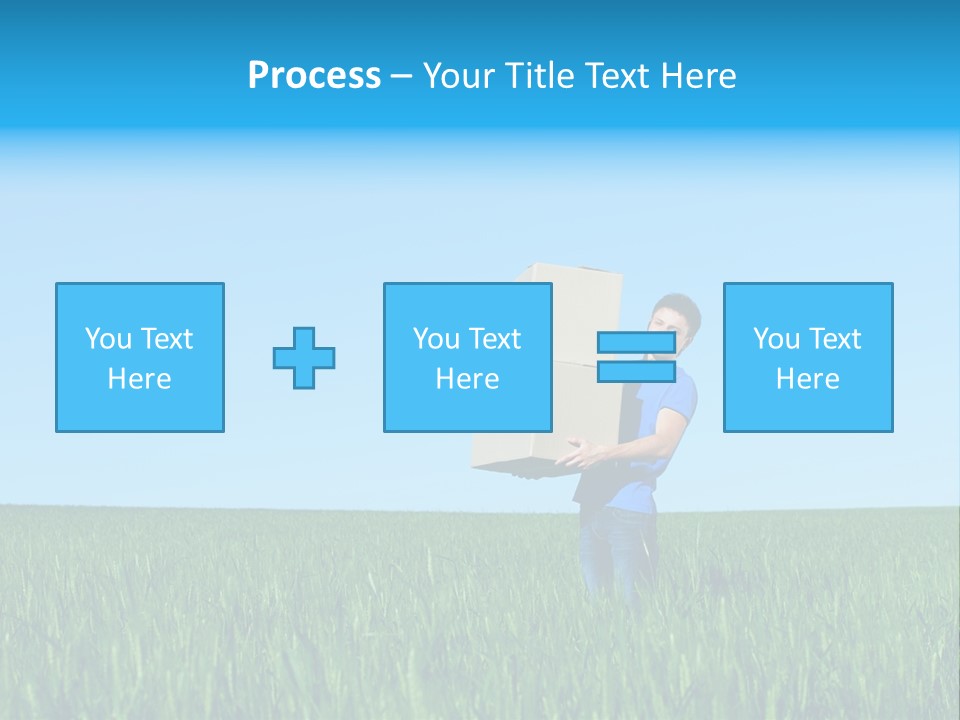 Young Green Carry PowerPoint Template