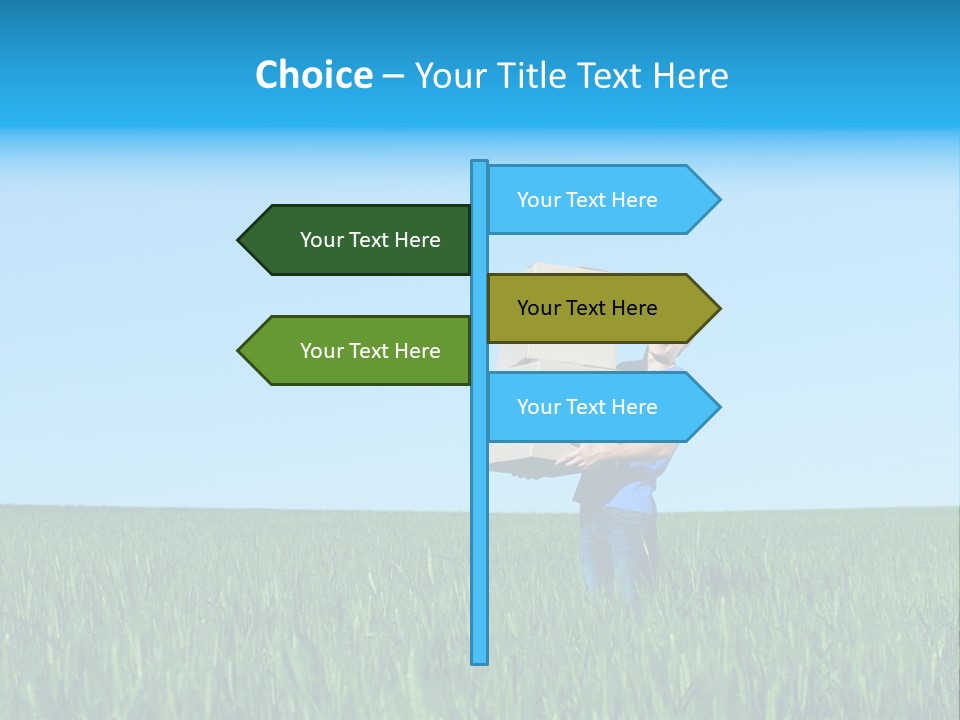 Young Green Carry PowerPoint Template