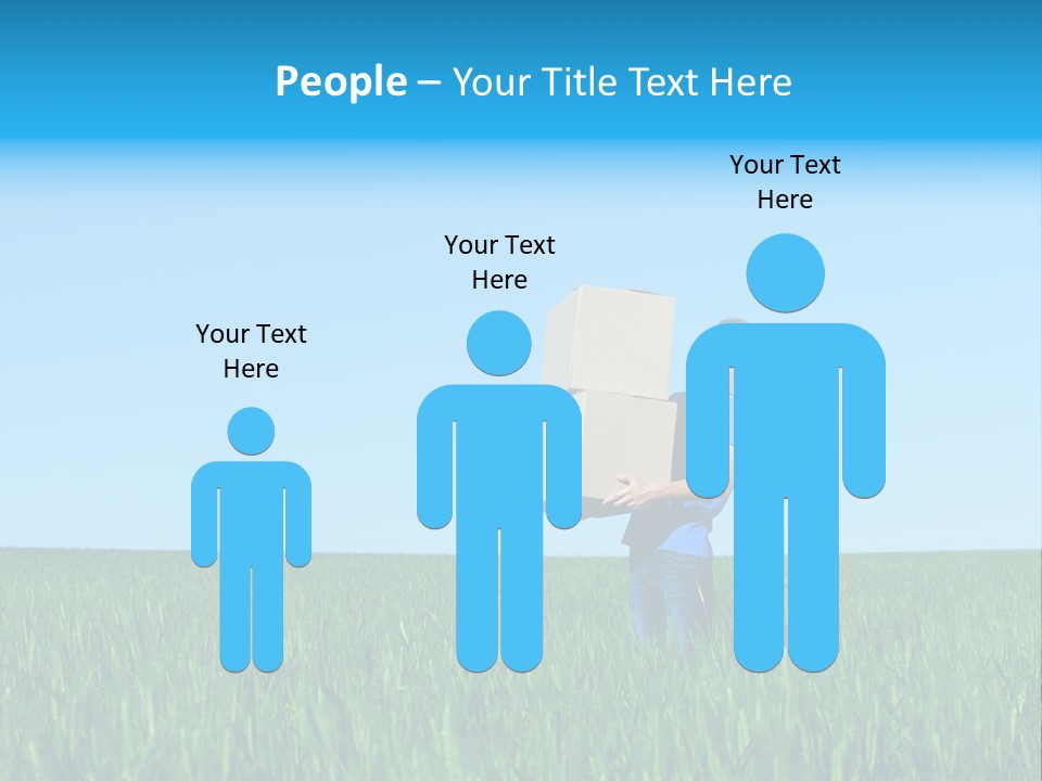 Young Green Carry PowerPoint Template