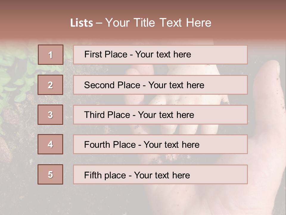 Plant Soil Agriculture PowerPoint Template