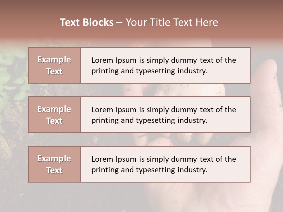 Plant Soil Agriculture PowerPoint Template