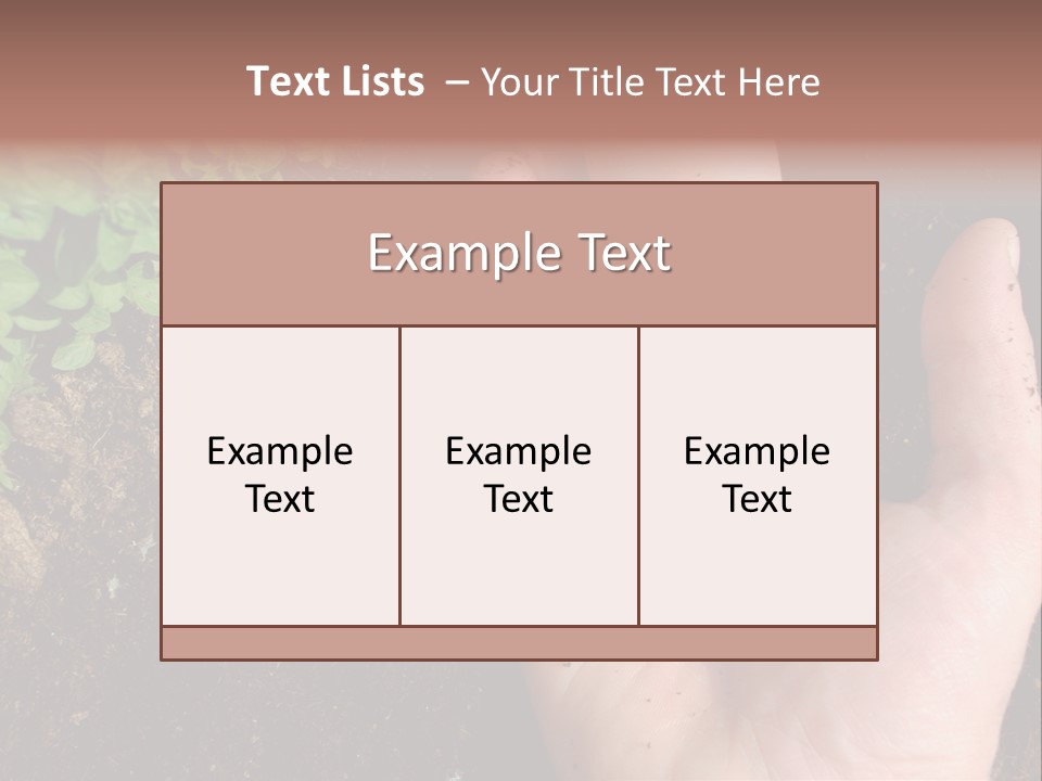 Plant Soil Agriculture PowerPoint Template