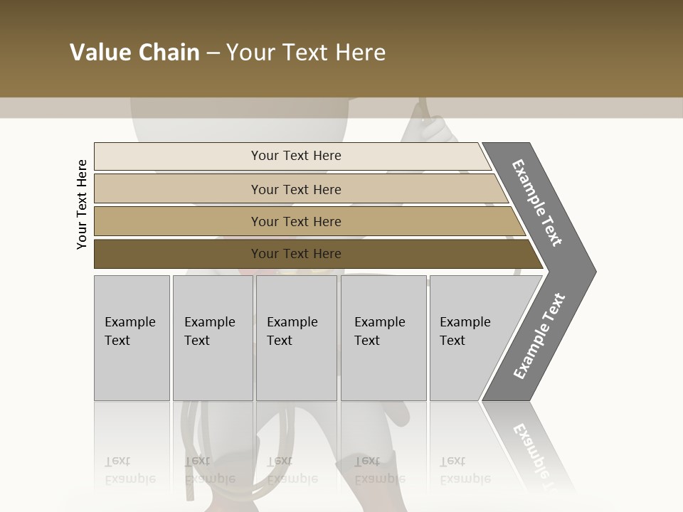 Leather Brown Human PowerPoint Template