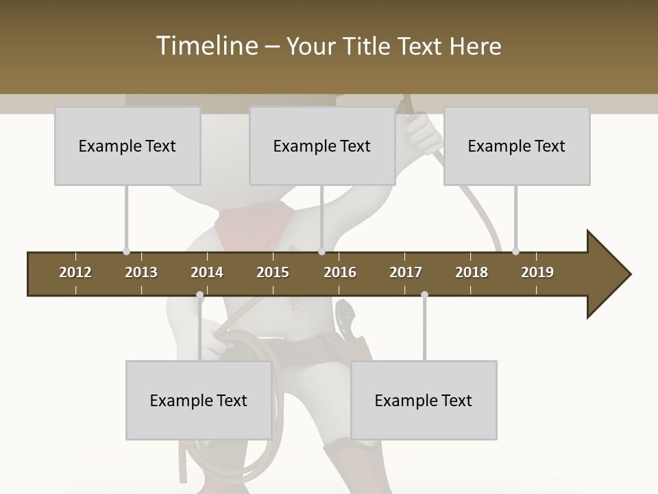 Leather Brown Human PowerPoint Template