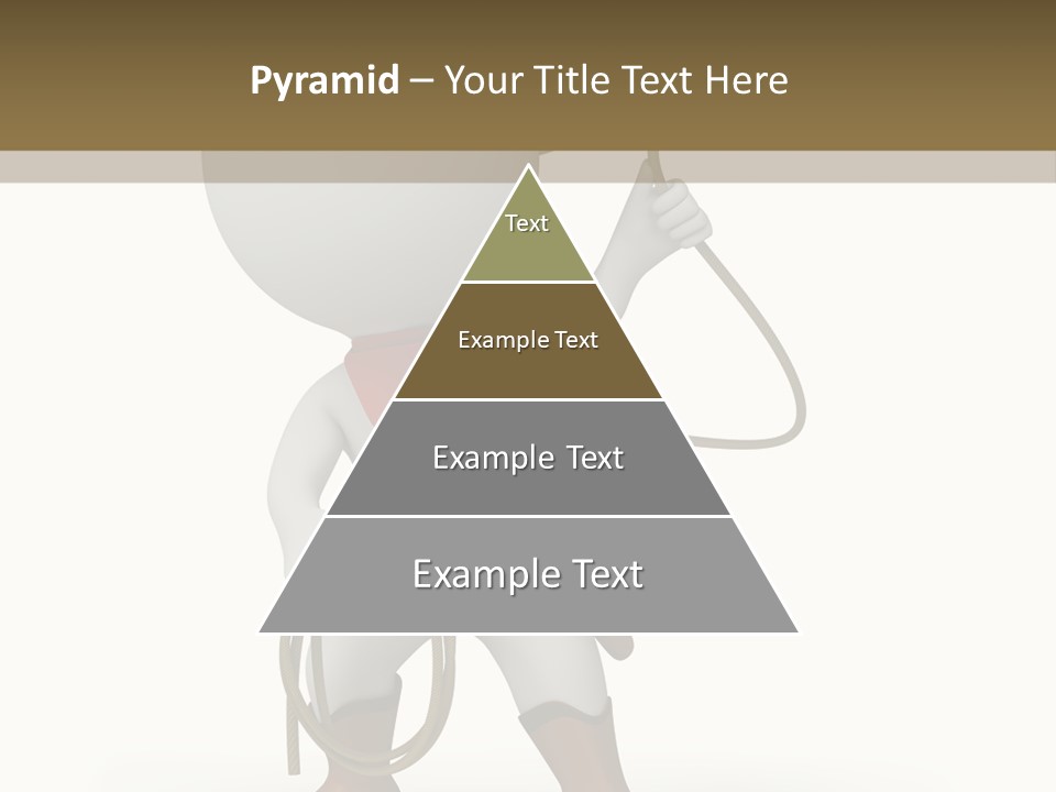 Leather Brown Human PowerPoint Template