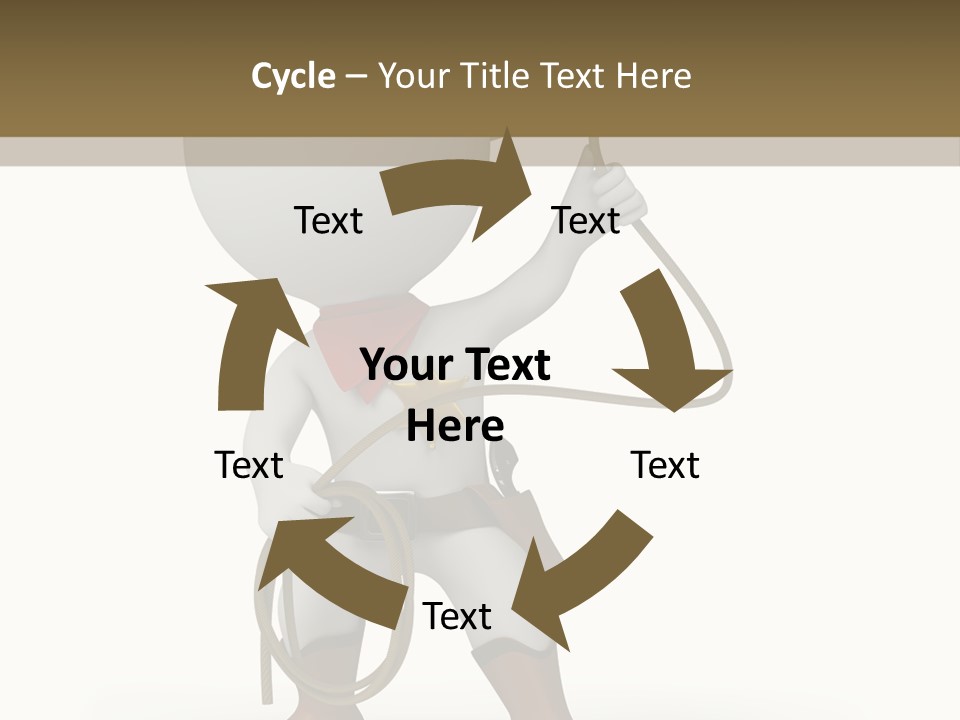 Leather Brown Human PowerPoint Template
