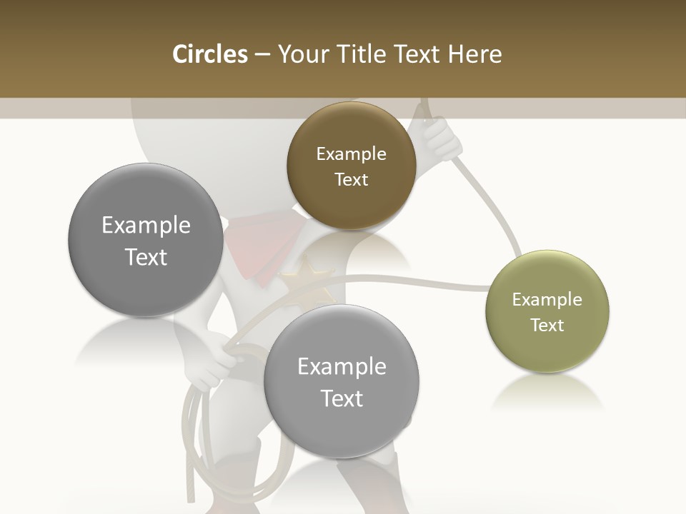 Leather Brown Human PowerPoint Template