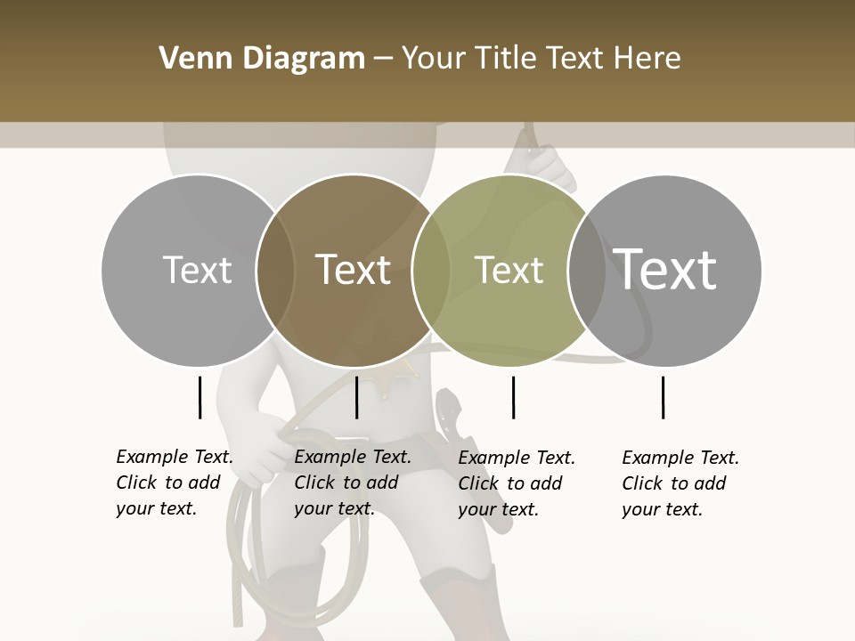 Leather Brown Human PowerPoint Template