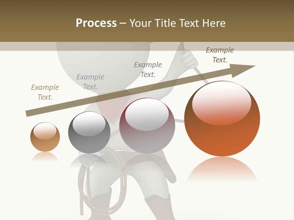 Leather Brown Human PowerPoint Template