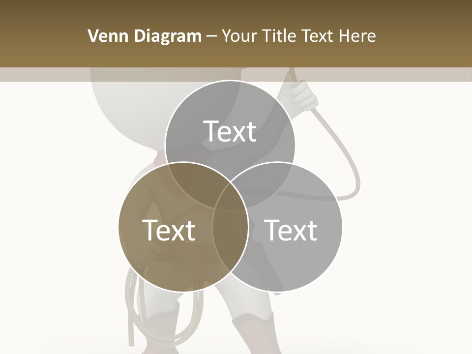 Leather Brown Human PowerPoint Template