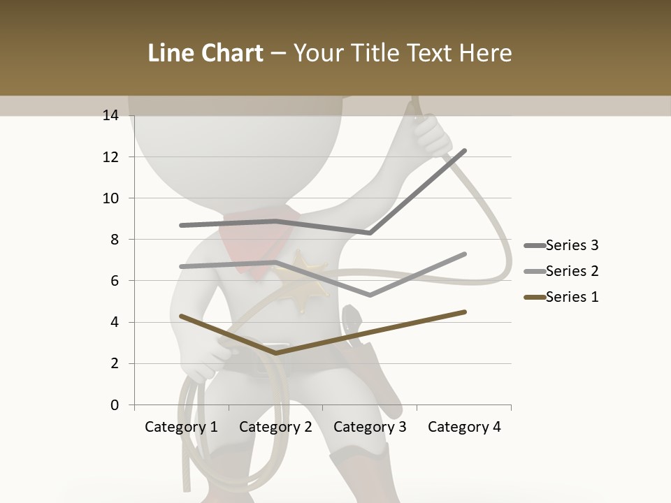 Leather Brown Human PowerPoint Template