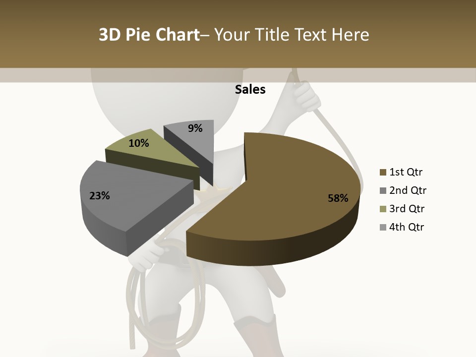 Leather Brown Human PowerPoint Template