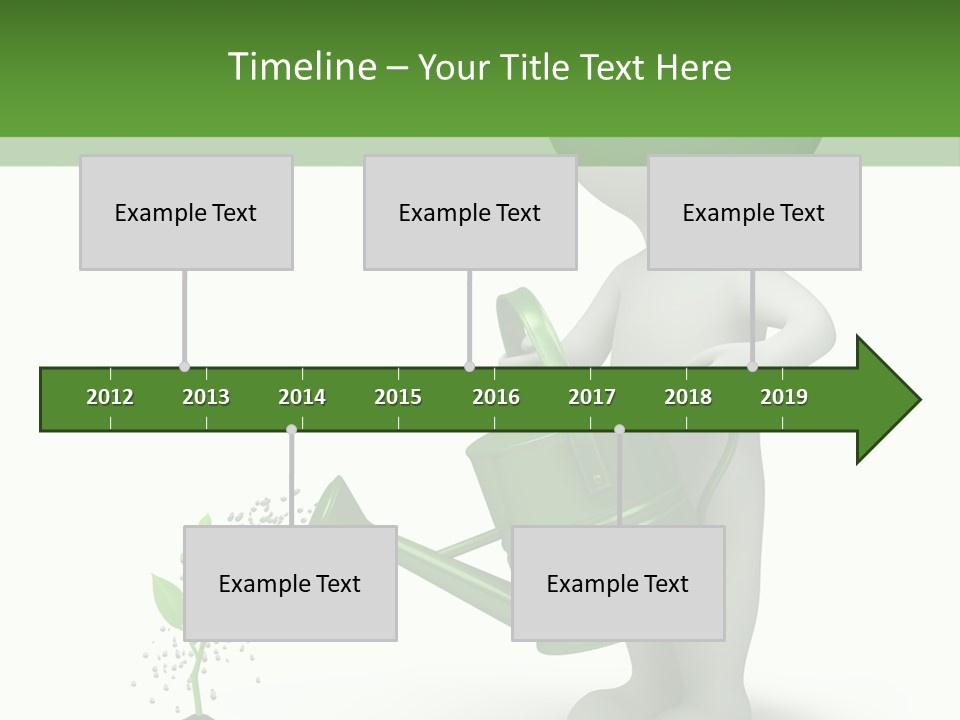 Isolated Render Fresh PowerPoint Template