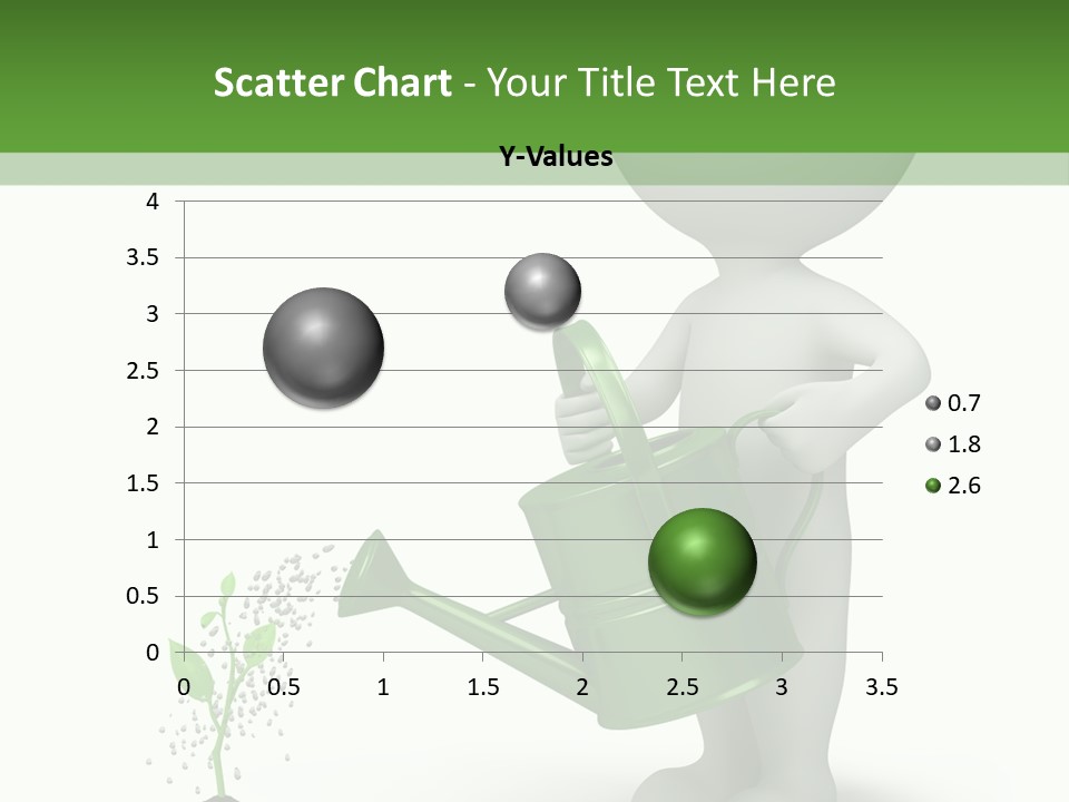 Isolated Render Fresh PowerPoint Template