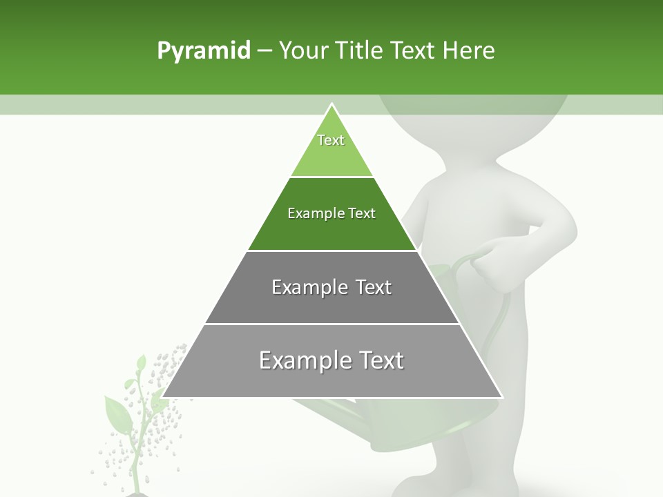 Isolated Render Fresh PowerPoint Template