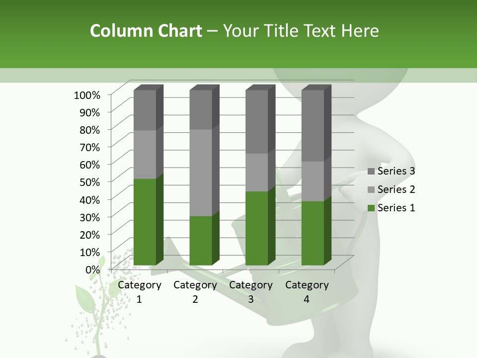 Isolated Render Fresh PowerPoint Template