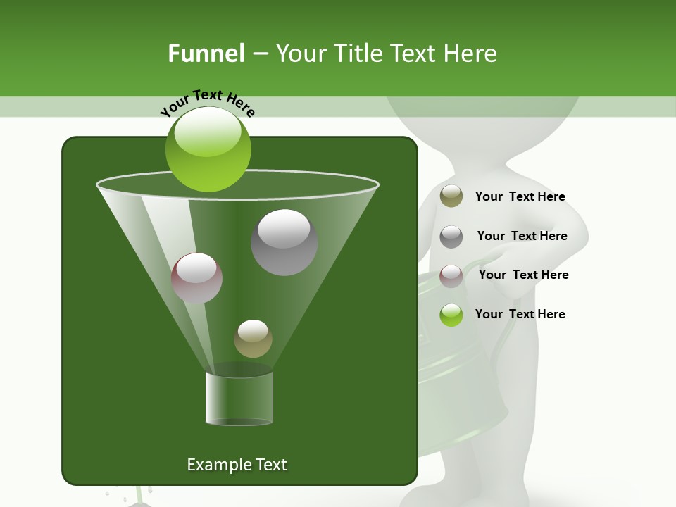Isolated Render Fresh PowerPoint Template